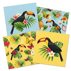 Folat - Tropiska Toucan Servetter 33x33cm - 20 stycken