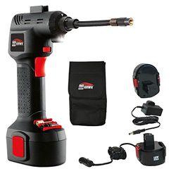 Air Hawk PRO – kompaktowa, przenośna, cyfrowa, bezprzewodowa, ładowalna sprężarka powietrza, pompka LED, automatyczna pompa + torba transportowa BONUS (jak widać na High Street TV)