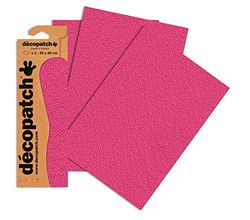 Decopatch C710O - 1 busta da 3 fogli di carta stampata 30x40 cm, Indaco, fucsia