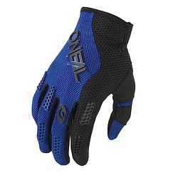 O'NEAL | Gants de vélo et de Motocross | MX MTB FR Downhill | Ajustement pour Un Maximum de Confort, matériau perméable à l'air | Element Glove RACEWEAR V.24 | Adulte | Noir Bleu | Taille S