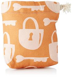 Bonamaison Impreso Algodón Bolsas con Cordón, Bolsa con Cordel para el Hogar y el Almacenamiento de Verduras, Bolso de Compras, Plegable, Ecologica, Reutilizables, Tamaño: 12x15 Cm