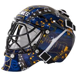 Franklin Sports NHL League Logo Mini Masque de Gardien, Mixte, Bleu Marine