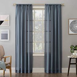 Panneau de Rideau de Poche pour Tringle n° 918, Denim, 54" x 95"