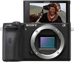 Sony Alpha 6600 | Fotocamera mirrorless APS-C (autofocus veloce di 0,02 s, stabilizzazione ottica dell'immagine a 5 assi nella custodia)