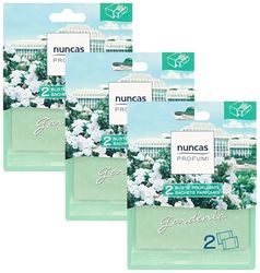 Nuncas Busta Profumata Cassetti Gardenia - 100ml (Confezione da 3)