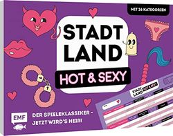 City, Country, Hot and Sexy - The Classic Game - Now Gets Hot!: The Ultimate City, Country, River Game Pad with 26 Sexy Categories - From 16-99 Years