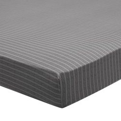 Printed Fitted Sheet, Anatole, 160 x 200 cm, Origin, Grey