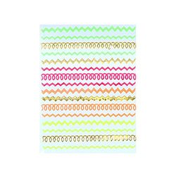 SABRINA AZZI Sabrina Art Deco Soletta Zig-Zag (805), Standard, Único