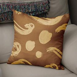 BonaMaison Fundas para Cojínes, Tonos Marrones Funda de Almohada Elegante y Suave para Decorativa Moderna Decoración del Hogar Habitación, 50x50 Cm - Diseñado y Fabricado en Turquía