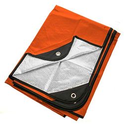 Arcturus Outdoor Couverture de Survie - Thermiques, réfléchissants - 60" x 82" (Orange)