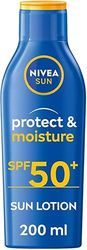 NIVEA SUN Solkräm Protect & Moisture Sun Lotion SPF50+ 200 ml