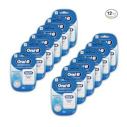 Oral-B Filo Interdentale Pro-Expert Advanced con Nastro Cerato 50m. Gengive Sane, Sapore Neutro. 12 Fili interdentali