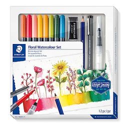 Staedtler 61 3001-1 design Journey ensemble D'Aquarelles Motif Floral