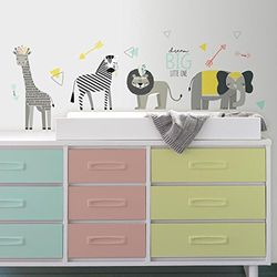RoomMates Little Explorer dier schil en stok muurstickers