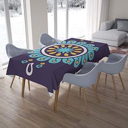 Bonamaison Nappe de Cuisine 145 x 180 cm - Conçu et fabriqué en Turquie