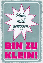 Schatzmix Tin-Plate Sign, Sheet metal, Multicoloured, 20x30 cm