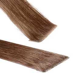 hair2heart 30 x REMY Invisible Tape In Hair Extensions - 14-24-Inch, 0.0749 kg