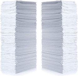SIMPLI-MAGIC 79100 Lot de 50 serviettes de toilette, 35,6 x 30,5 cm, blanc basique