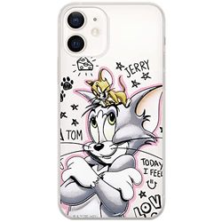 ERT GROUP Coque de téléphone Portable pour Apple Iphone 12/12 Pro Original et sous Licence Officielle Tom and Jerry Motif 004 Parfaitement adapté à la Forme du téléphone Portable, partiel imprimé