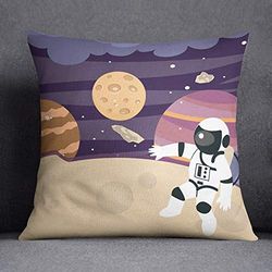Questo Casa Dekorativt kuddöverdrag, dekorativ kuddöverdrag, heminredning, för soffa, kafé, storlek: 45 x 45 cm – designad och tillverkad i Turkiet