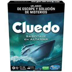 Cluedo Sabotage in Altamar - Escape and Mystery Solution Game - Cooperative Board Game for 1 to 6 Players