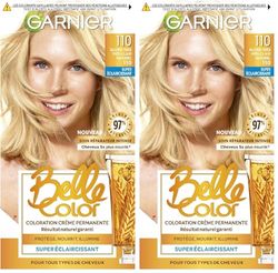 Garnier - Belle Color - Coloration permanente Blond - 110 Blond très très clair naturel (Lot de 2)