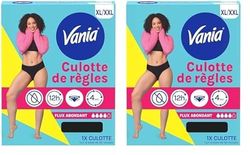 Vania | Culotte de Règles Flux Abondant (Taille XL/XXL) – Culotte menstruelle confortable, absorbante et réutilisable – Culotte classique lavable en machine avec jusqu'à 12h de protection anti-fuite