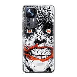 ERT GROUP etui na telefon Xiaomi 12T/12T pro/K50 Ultra, case oryginalny i oficjalnie licencjonowany przez DC, wzór Joker 007, optymalnie dopasowane, plecki z TPU