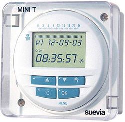 Suevia Practic Log timer för digital infälld montering 230 V/AC 16 A/230 V