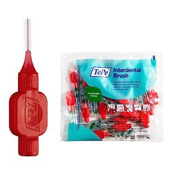 TEPE, Brossettes interdentaires ISO Taille 2 05 mm Rouge Lot de 20