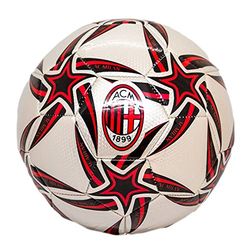Mondo Toys 13448 Voetbal genaaid A.C. Mailand Pro, officieel product, maat 5-400 g, kleur: rood/zwart