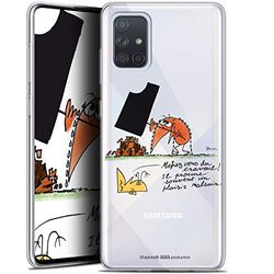 Caseink Beschermhoes voor Samsung Galaxy A71 (A715) (6,7) [officieel gelicentieerd product Collector Les Shadoks®]
