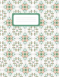 Italian vintage ornaments Composition Notebook