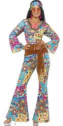 Hippy Flower Power Costume (S)
