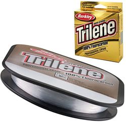 Berkley Trilene 100% Fluorocarbone, Fluorocarbone pour Bas de Ligne, Pêche en Mer et en Eau Douce, Powerline, Fluorocarbone Powerline