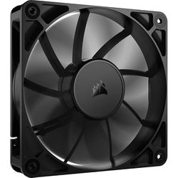 Watio Wave Ventilateur auxiliaire de 120 mm, design noir, efficace, idéal pour le refroidissement, installation facile et fonctionnement silencieux