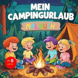 Mein Campingurlaub Malbuch ab 8 Jahre: Das Malbuch für Urlaubsfreude