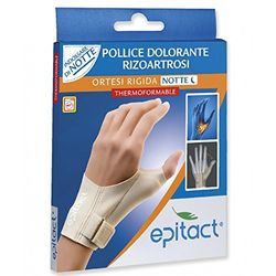 Orthèse rigide Epitact Nuit Support correctif pour la main droite du pouce douloureux par Rizoartrosi Taille S 1 pièce