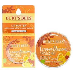 Burt's Bees Manteca labial 100% hidratante natural con flor de azahar y pistacho - 11.3g - 21 g