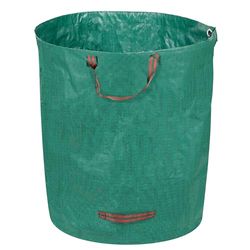 Gecosac Borsa da giardino Rifiuti Verdi 500L Autoportante, Resistente, Borsa Impermeabile con 3 Maniglie