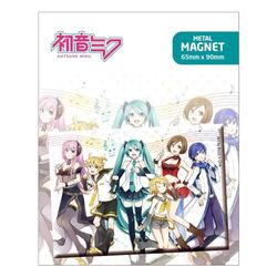 PopBuddies Hatsune Miku en vrienden metalen magneet
