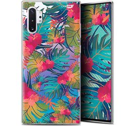 Caseink fodral för Samsung Galaxy Note 10+ / Plus (6.8) HD gel [tryckt i Frankrike - Galaxy Note 10+ / Plus fodral - mjukt - stötskyddad] tropiska färger