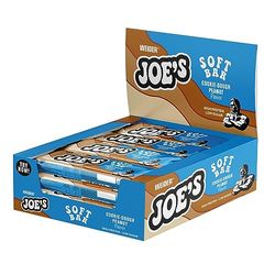 Weider Joe's Soft Bar (12x50g) Cookie Dough-Peanut. High Protein & Low Sugar Bar with Extra Soft Protein Core, Caramel Layer & Milk Chocolate Coating, 28% Protein, up to 10% real Peanuts, max 200 kcal