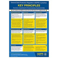 Plakat VSafety GDPR w praktyce - kluczowe zasady - A3