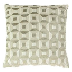Paoletti Empire polyester fylld kudde, elfenben/taupe, 45 x 45 cm