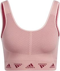 Adidas Aeroknit B, Reggiseno Sportivo Donna, Legacy Burgundy/Wonder Mauve, XS