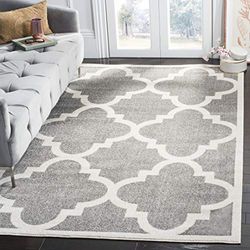 Safavieh tapijt. 160 X 230 cm Dunkelgrau / Beige