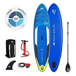 Aqua Marina Beast, Inflatable Stand Up Paddle Board (iSUP) Package, 320 cm Length, Blue