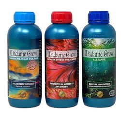 Madame Grow - Engrais naturel pour Croissance Vigoureuse - Nutrition Complète pour Tous Types de Graines - 3 x 1 L