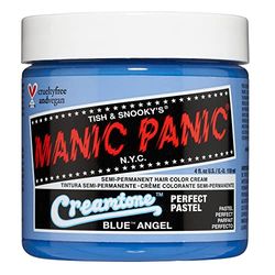 Manic Panic Blue Angel Pastel Classic Creme, Vegan, Cruelty Free, Semi Permanent Hair Dye 118 ml